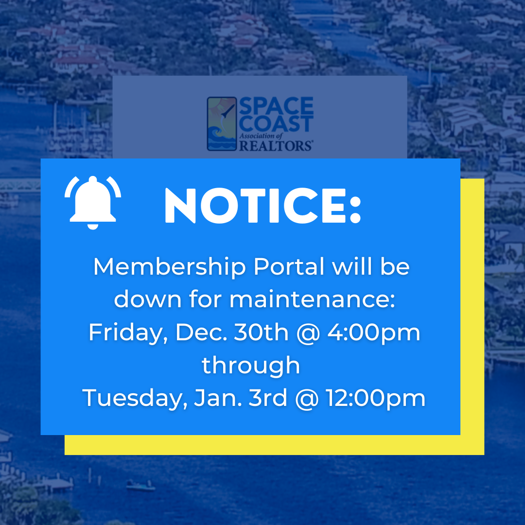 Member/Payment Portal Down for Maintenance Starting 12/30 400 pm